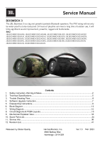 JBL Boombox 3 - Service manual 